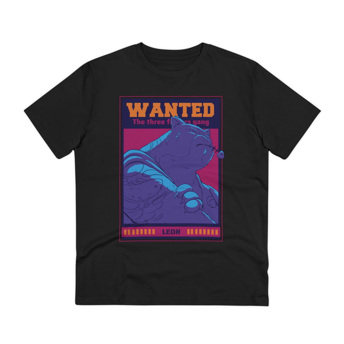 Printify T-Shirt Black / 2XS Leon - Cat Mafia - Front Design