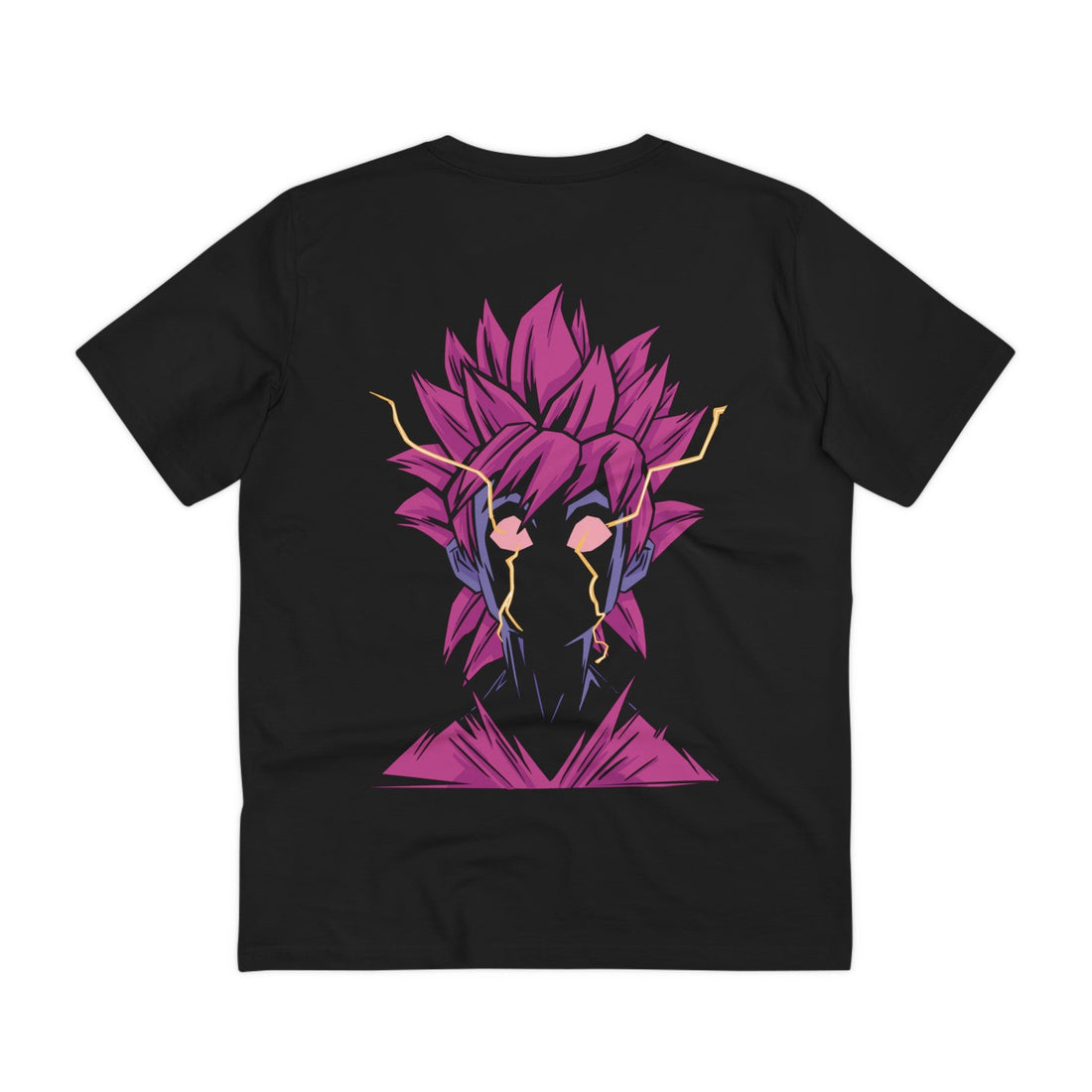 Printify T-Shirt Black / 2XS Lightning Eyes Boy - Anime World - Back Design