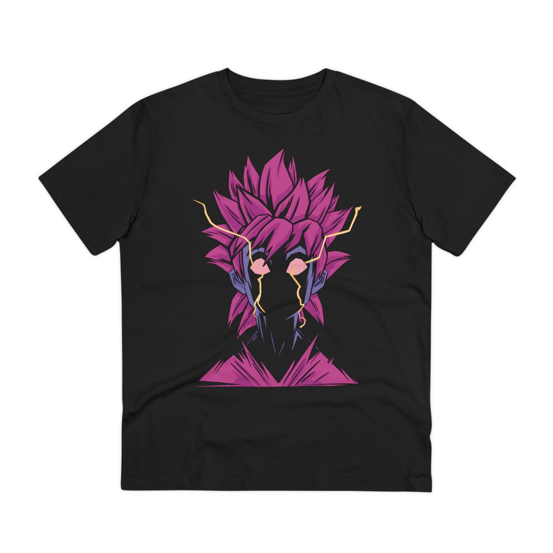 Printify T-Shirt Black / 2XS Lightning Eyes Boy - Anime World - Front Design