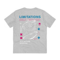 Printify T-Shirt Heather Grey / 2XS Limitations Self-Imposed - Streetwear - Gods Way - Back Design