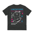 Printify T-Shirt Dark Heather Grey / 2XS Limitations Self-Imposed - Streetwear - Gods Way - Front Design