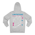 Printify Hoodie Heather Grey / S Limitations Self-Imposed - Streetwear - Gods Way - Hoodie - Back Design