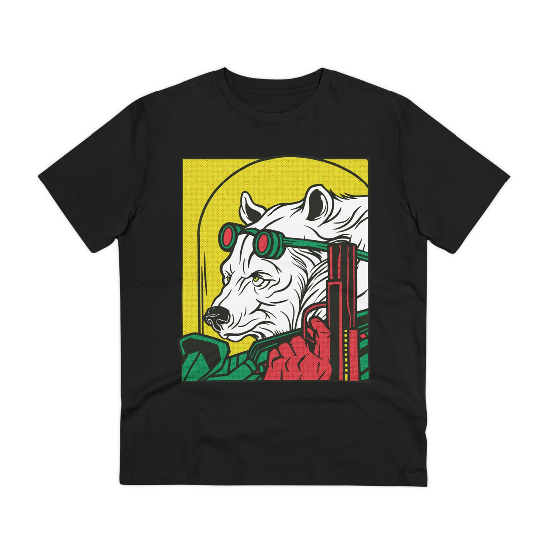 Printify T-Shirt Black / 2XS Mafia Ice Bear - Comic Mafia - Front Design
