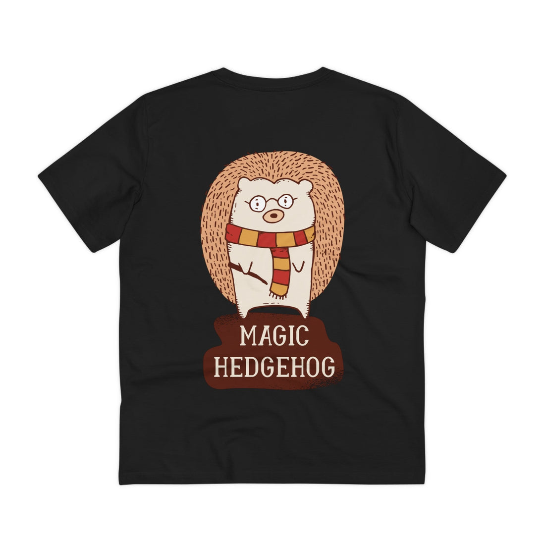 Printify T-Shirt Black / 2XS Magic Hedgehog - Film Parodie - Back Design