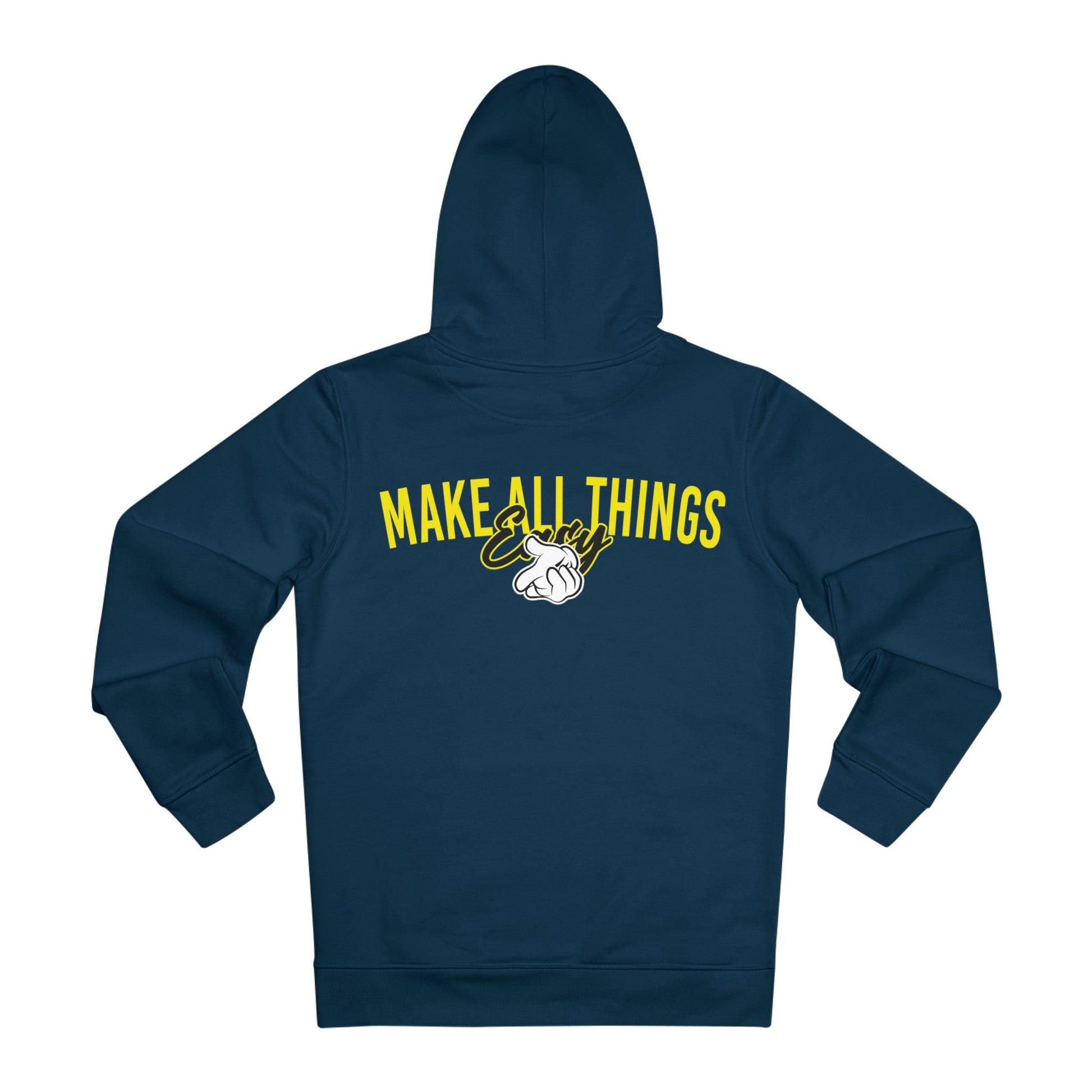 Printify Hoodie French Navy / S Make all Things - Streetwear - King Breaker - Hoodie - Back Design