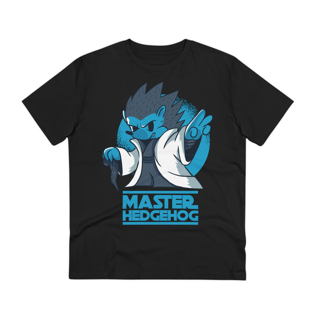 Printify T-Shirt Black / 2XS Master Hedgehog - Film Parodie - Front Design