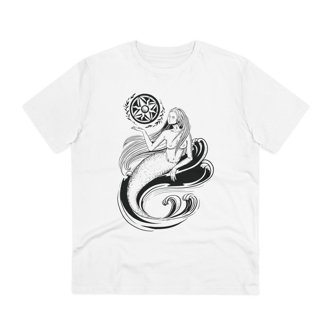 Printify T-Shirt White / 2XS Mermaid - Dark Fantasy - Front Design
