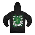 Printify Hoodie Black / 2XL Monstera Deliciosa - Cartoon Plants - Hoodie - Back Design