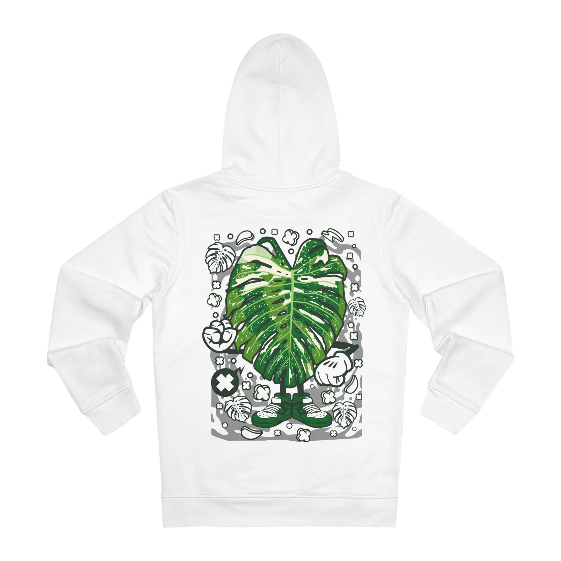 Printify Hoodie White / S Monstera Thai Constellation - Cartoon Plants - Hoodie - Back Design