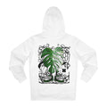 Printify Hoodie White / S Monstera Varigated - Cartoon Plants - Hoodie - Back Design