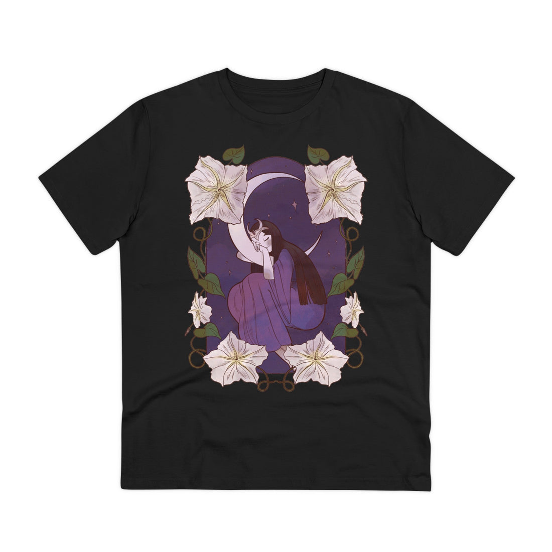 Printify T-Shirt Black / 2XS Moon Fairy - Fairy Tail World - Front Design