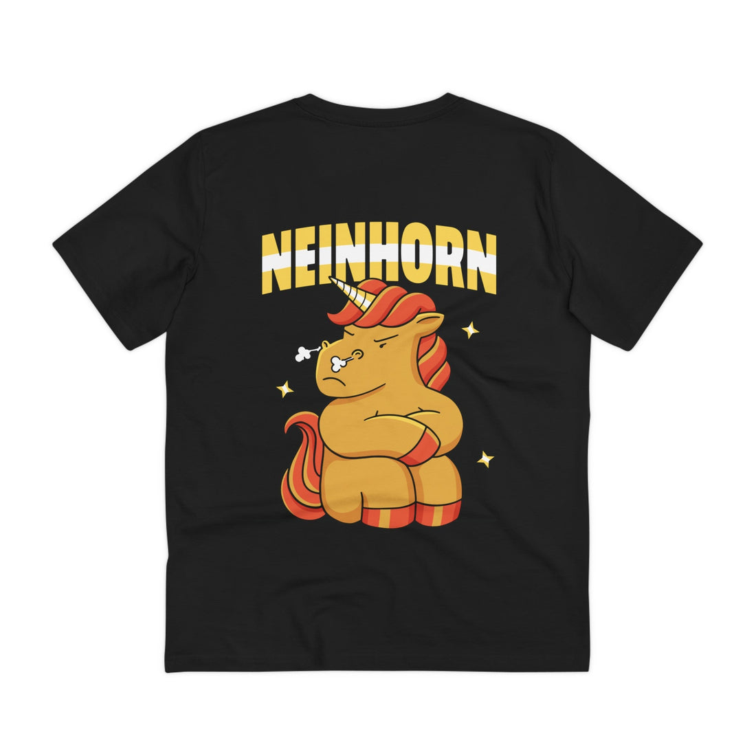 Printify T-Shirt Black / 2XS Neinhorn - Unicorn World - Back Design