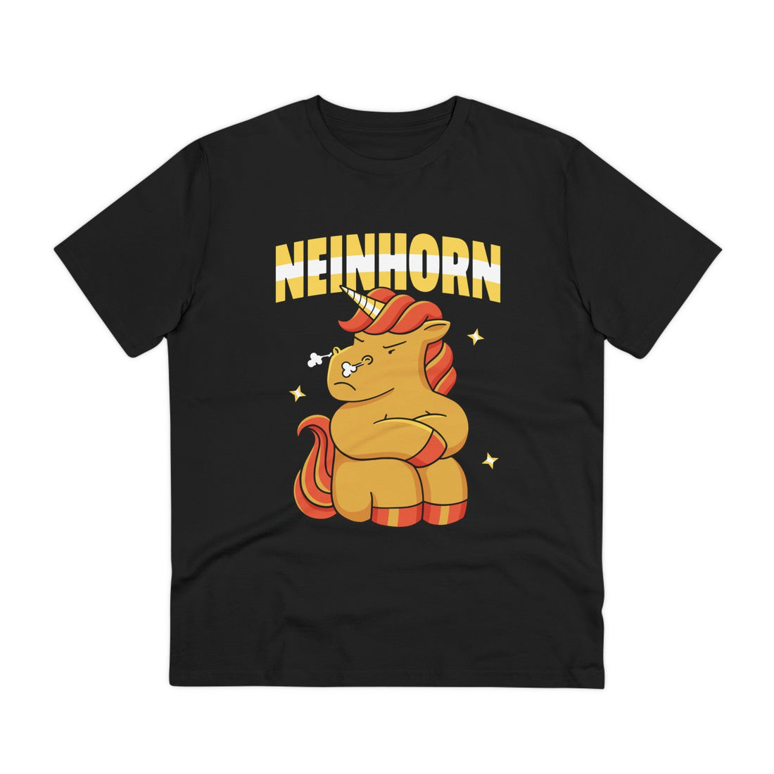 Printify T-Shirt Black / 2XS Neinhorn - Unicorn World - Front Design