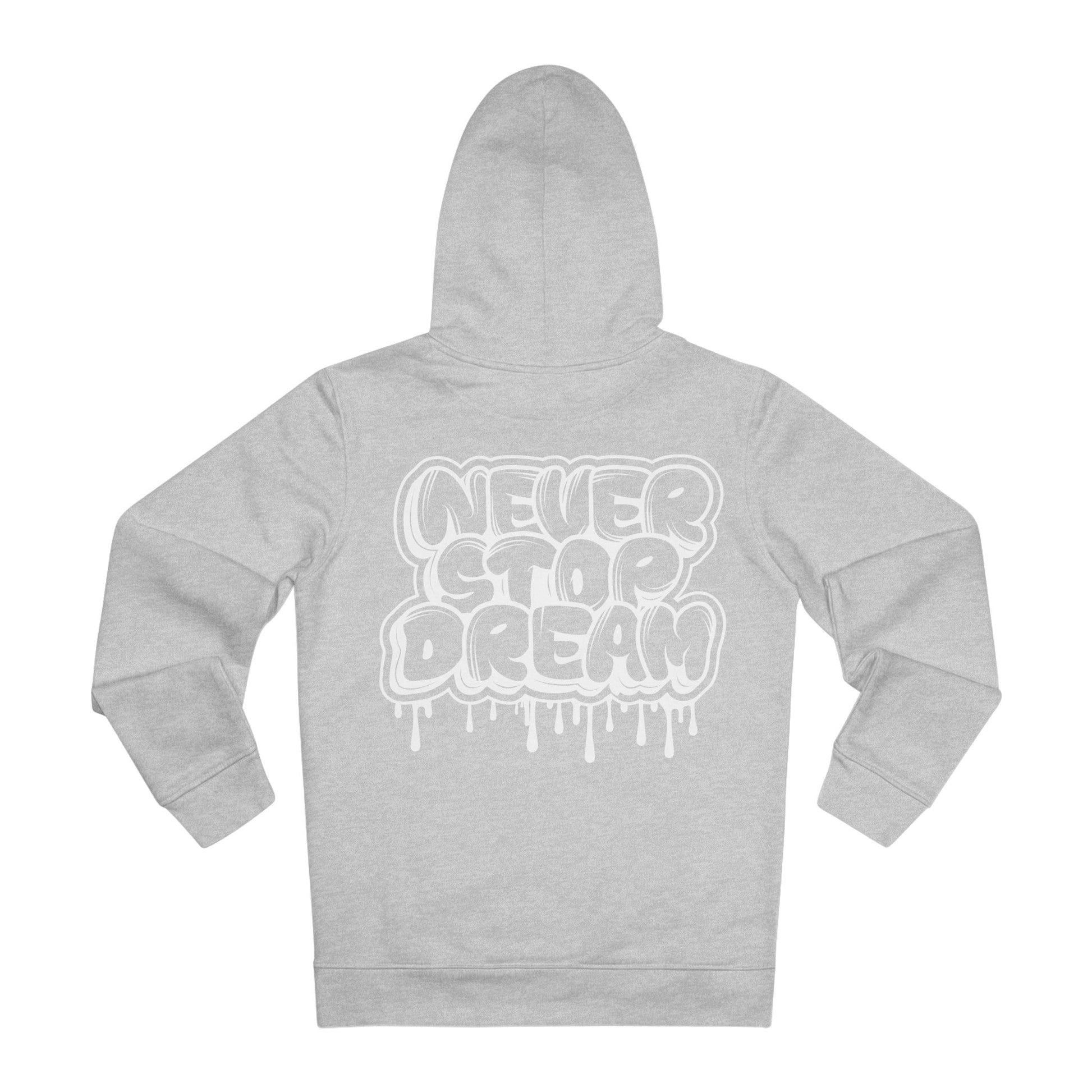 Printify Hoodie Heather Grey / S Never Stop Dream - Streetwear - I´m Fine - Hoodie - Back Design