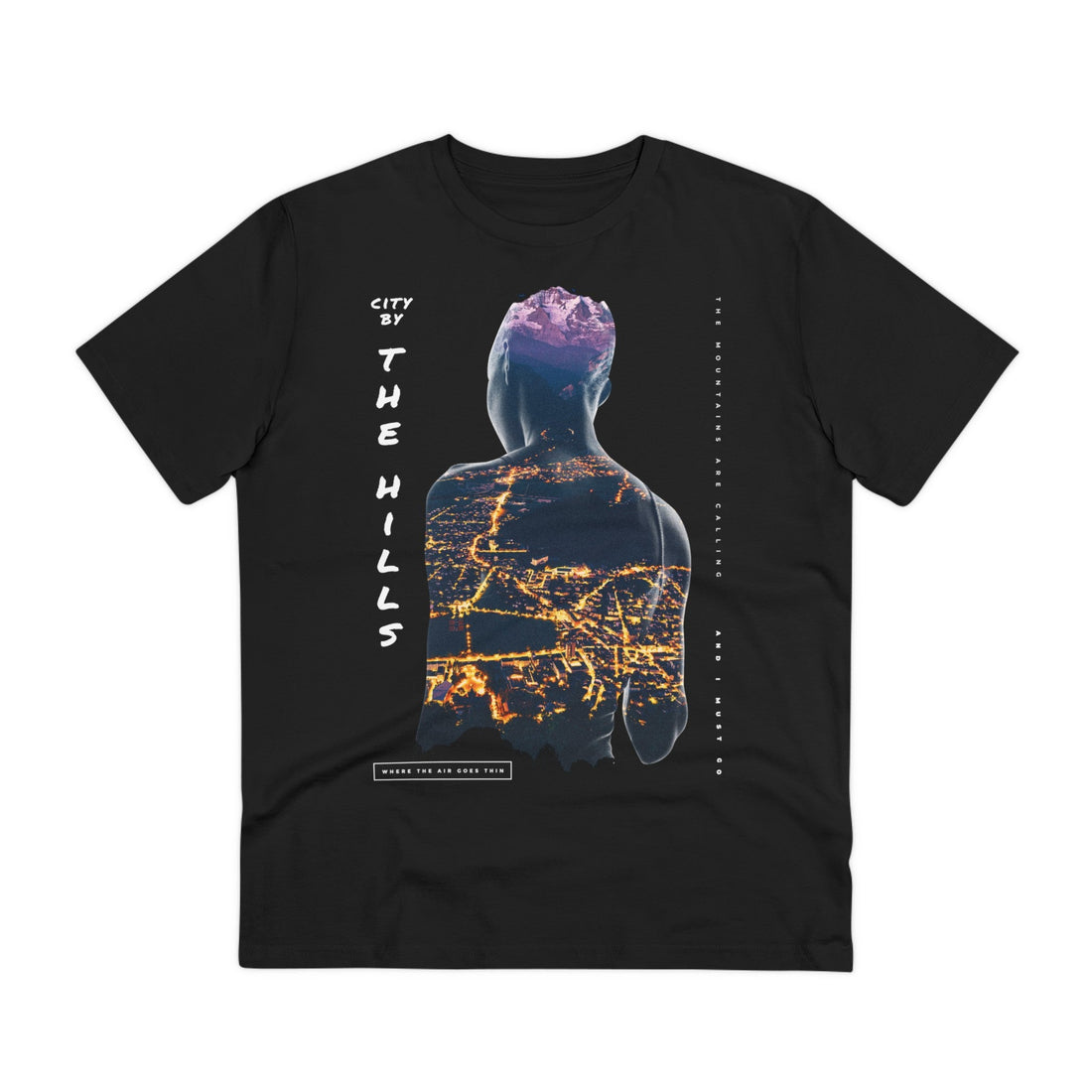 Printify T-Shirt Black / 2XS Night City The Hills - Exposure Streetwear - Front Design