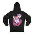 Printify Hoodie Black / 2XL Nö Einhorn - Unicorn World - Hoodie - Back Design