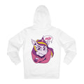 Printify Hoodie White / S Nö Einhorn - Unicorn World - Hoodie - Back Design