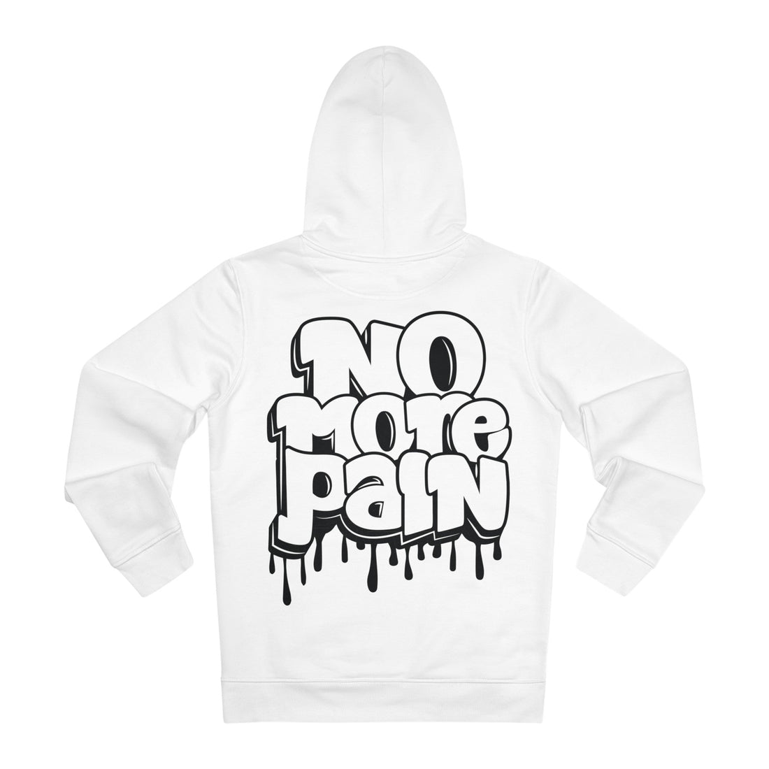 Printify Hoodie White / S No More Pain - Streetwear - I´m Fine - Hoodie - Back Design
