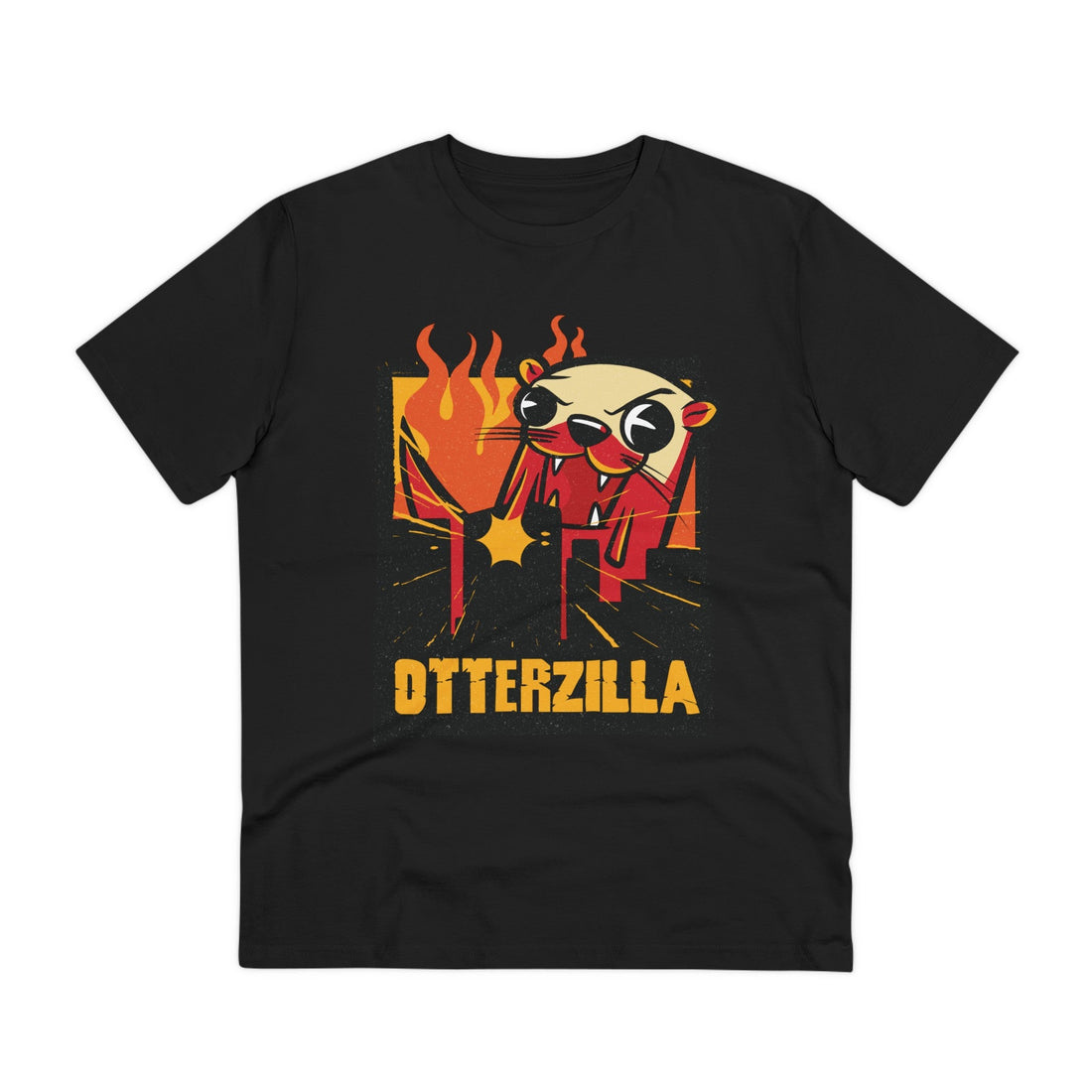 Printify T-Shirt Black / 2XS Otterzilla - Film Parodie - Front Design