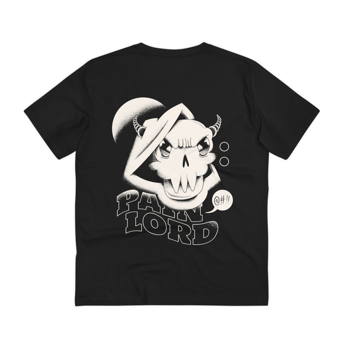Printify T-Shirt Black / 2XS Pain Lord - Evil Characters - Back Design