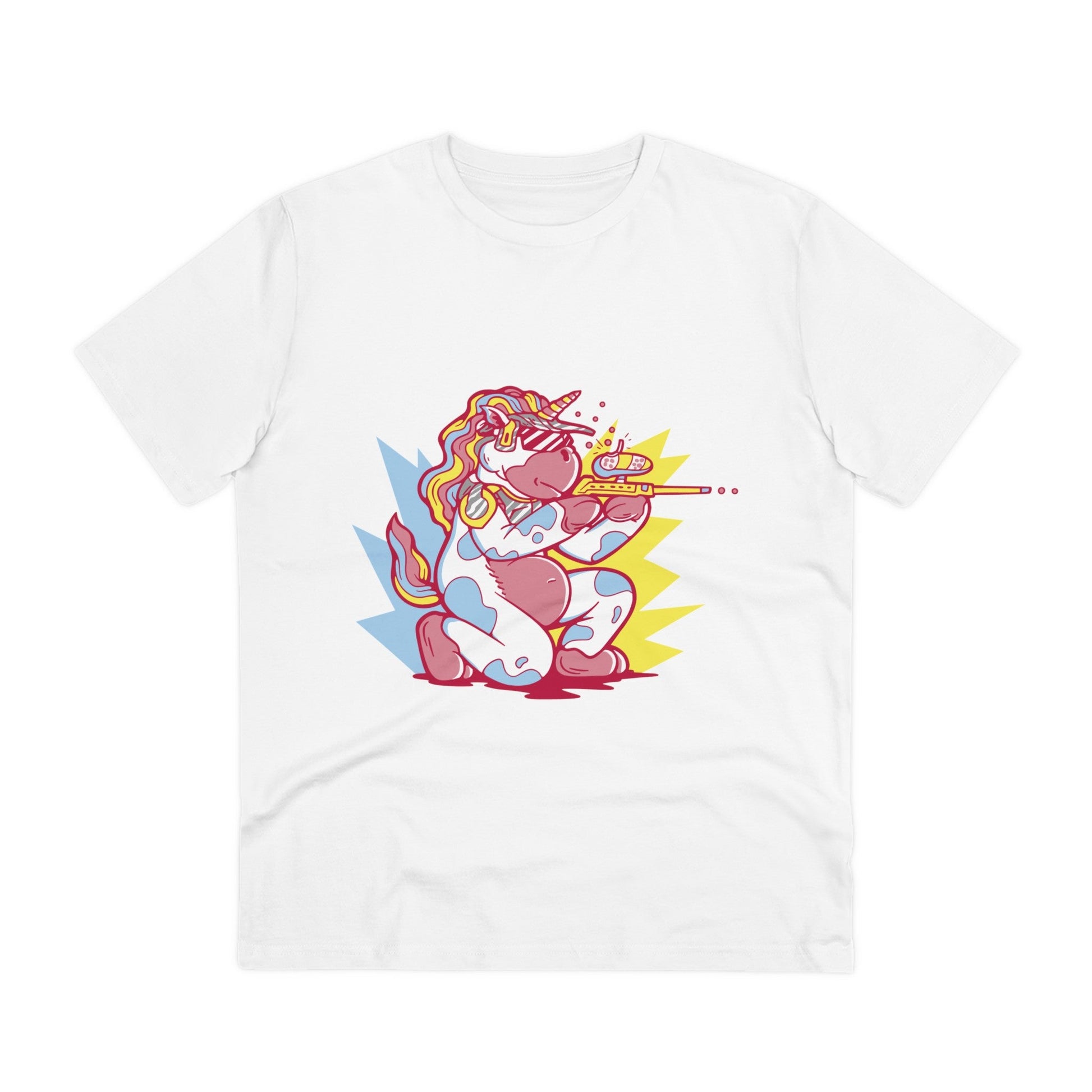 Printify T-Shirt White / 2XS Paintball Unicorn - Unicorn World - Front Design