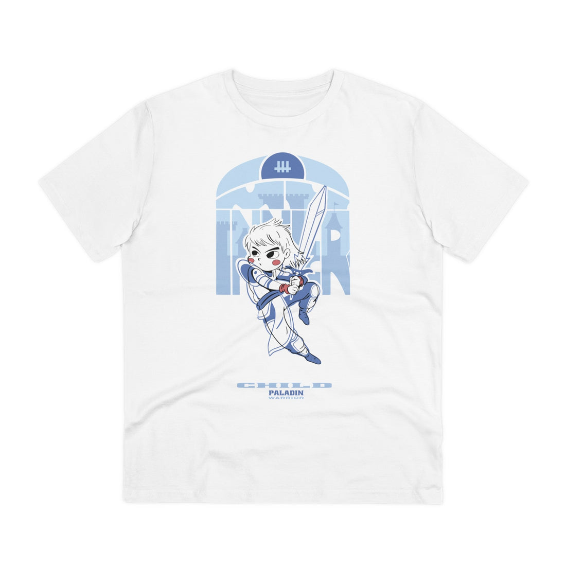 Printify T-Shirt White / 2XS Paladin Warrior Child - Warrior Kids - Front Design