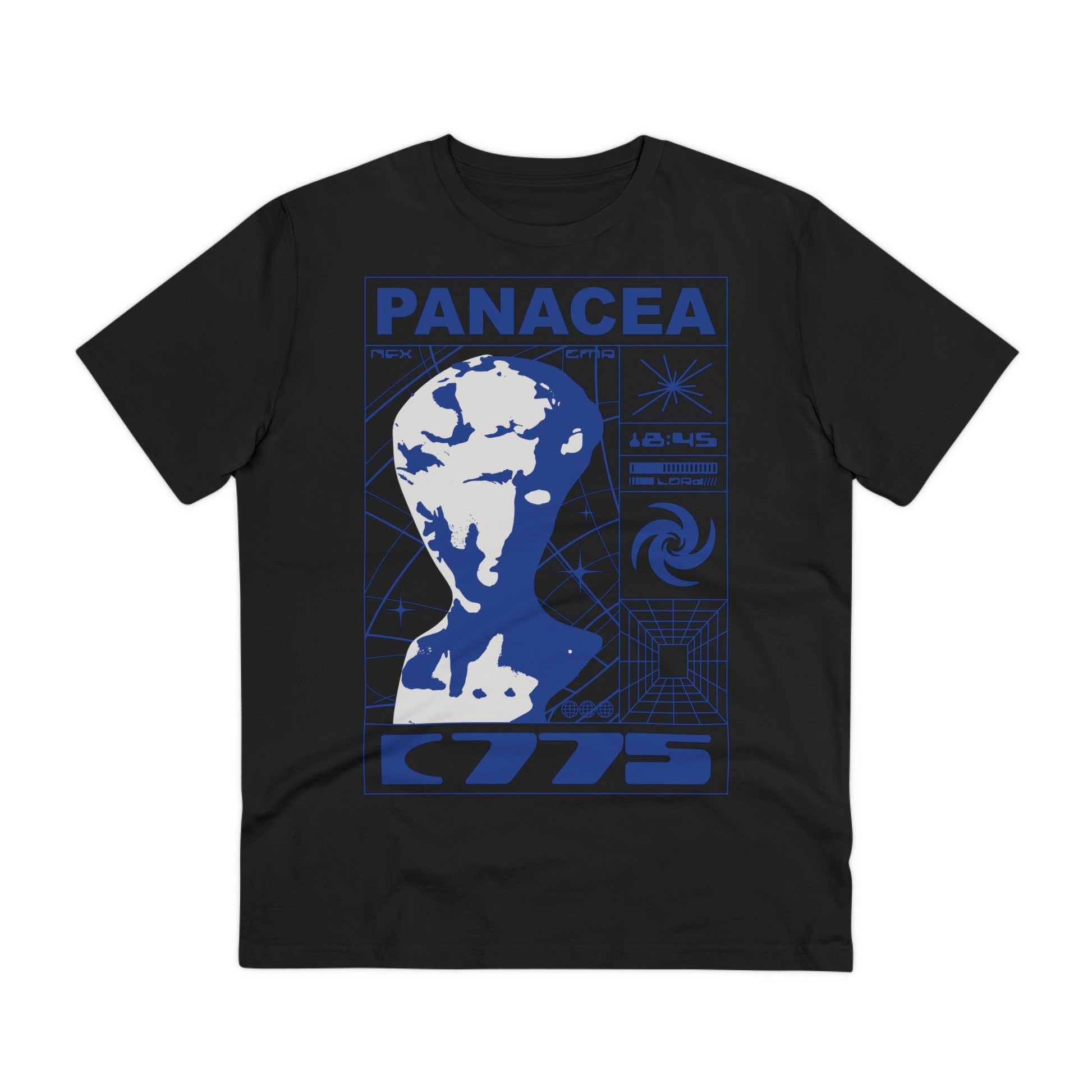 Printify T-Shirt Black / 2XS Panacea - Streetwear - King Breaker - Front Design