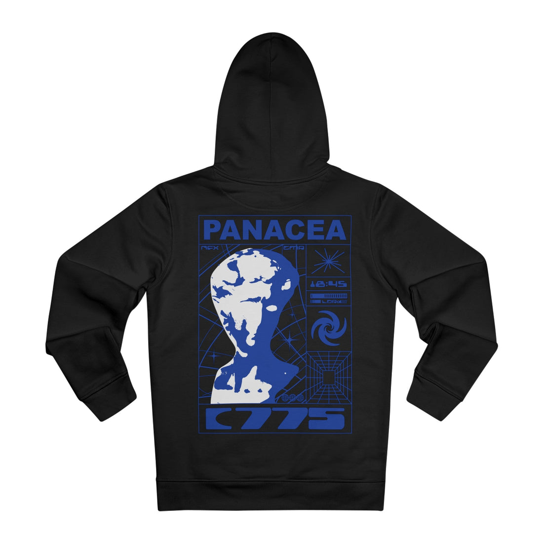 Printify Hoodie Black / M Panacea - Streetwear - King Breaker - Hoodie - Back Design