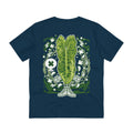 Printify T-Shirt French Navy / 2XS Paraiso Verde - Cartoon Plants - Back Design