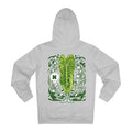 Printify Hoodie Heather Grey / S Paraiso Verde - Cartoon Plants - Hoodie - Back Design
