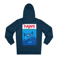Printify Hoodie French Navy / S Paws Cat and Duck - Anime World - Hoodie - Back Design