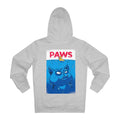 Printify Hoodie Heather Grey / S Paws Cat and Duck - Anime World - Hoodie - Back Design