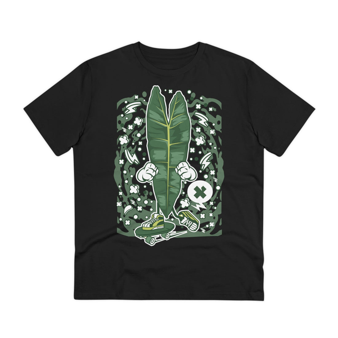 Printify T-Shirt Black / 2XS Philodendron Billietiae - Cartoon Plants - Front Design