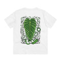 Printify T-Shirt White / 2XS Philodendron Esmeraldense - Cartoon Plants - Back Design