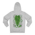 Printify Hoodie Heather Grey / S Philodendron Esmeraldense - Cartoon Plants - Hoodie - Back Design