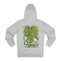 Printify Hoodie Heather Grey / S Philodendron Majestic - Cartoon Plants - Hoodie - Back Design