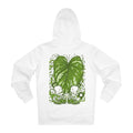 Printify Hoodie White / S Philodendron Mamei - Cartoon Plants - Hoodie - Back Design
