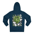 Printify Hoodie French Navy / S Philodendron Mcdowell - Cartoon Plants - Hoodie - Back Design