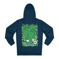 Printify Hoodie French Navy / S Philodendron Pastazanum - Cartoon Plants - Hoodie - Back Design