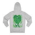 Printify Hoodie Heather Grey / S Philodendron Pastazanum - Cartoon Plants - Hoodie - Back Design