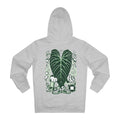 Printify Hoodie Heather Grey / S Philodendron Splendid - Cartoon Plants - Hoodie - Back Design