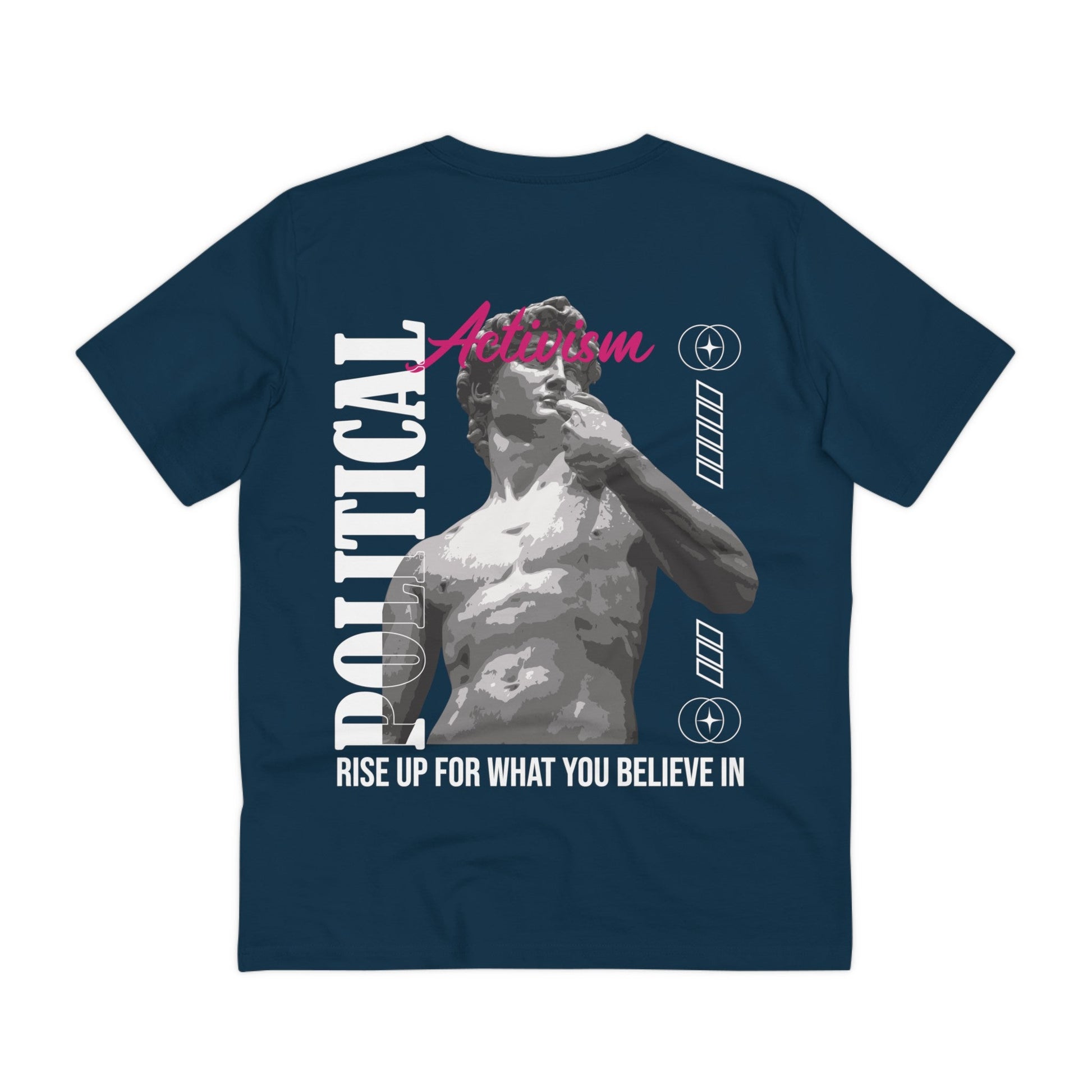 Printify T-Shirt French Navy / 2XS Political Activism - Streetwear - Gods Way - Back Design