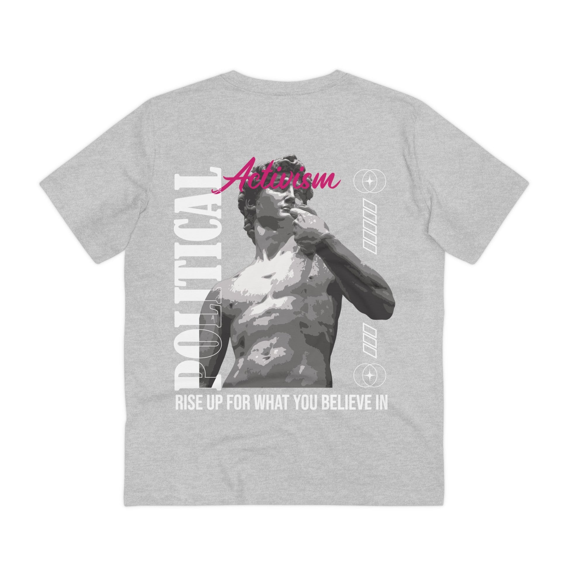 Printify T-Shirt Heather Grey / 2XS Political Activism - Streetwear - Gods Way - Back Design