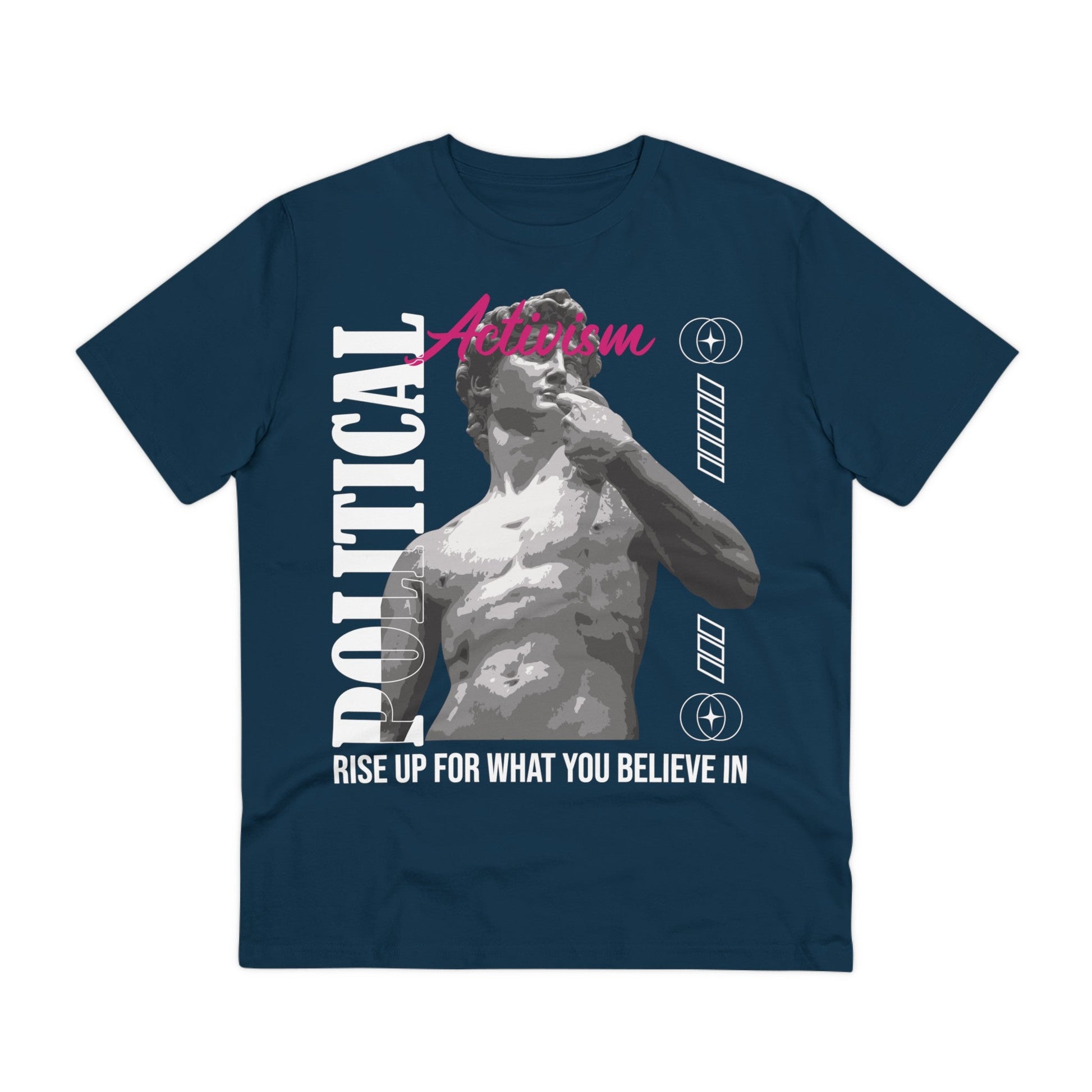 Printify T-Shirt French Navy / 2XS Political Activism - Streetwear - Gods Way - Front Design