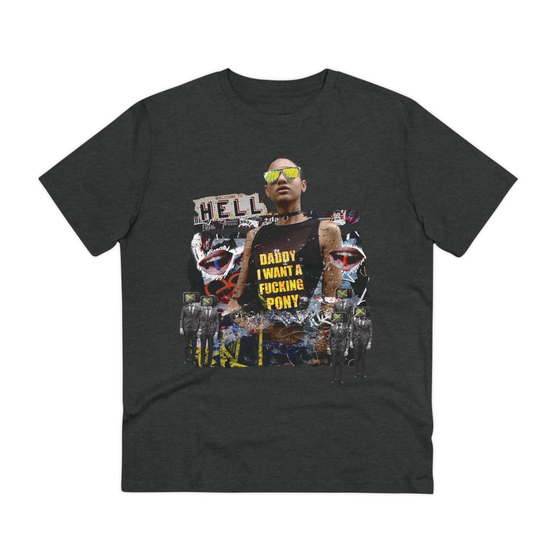 Printify T-Shirt Dark Heather Grey / 2XS Punk Hell - Streetwear - King Breaker - Front Design