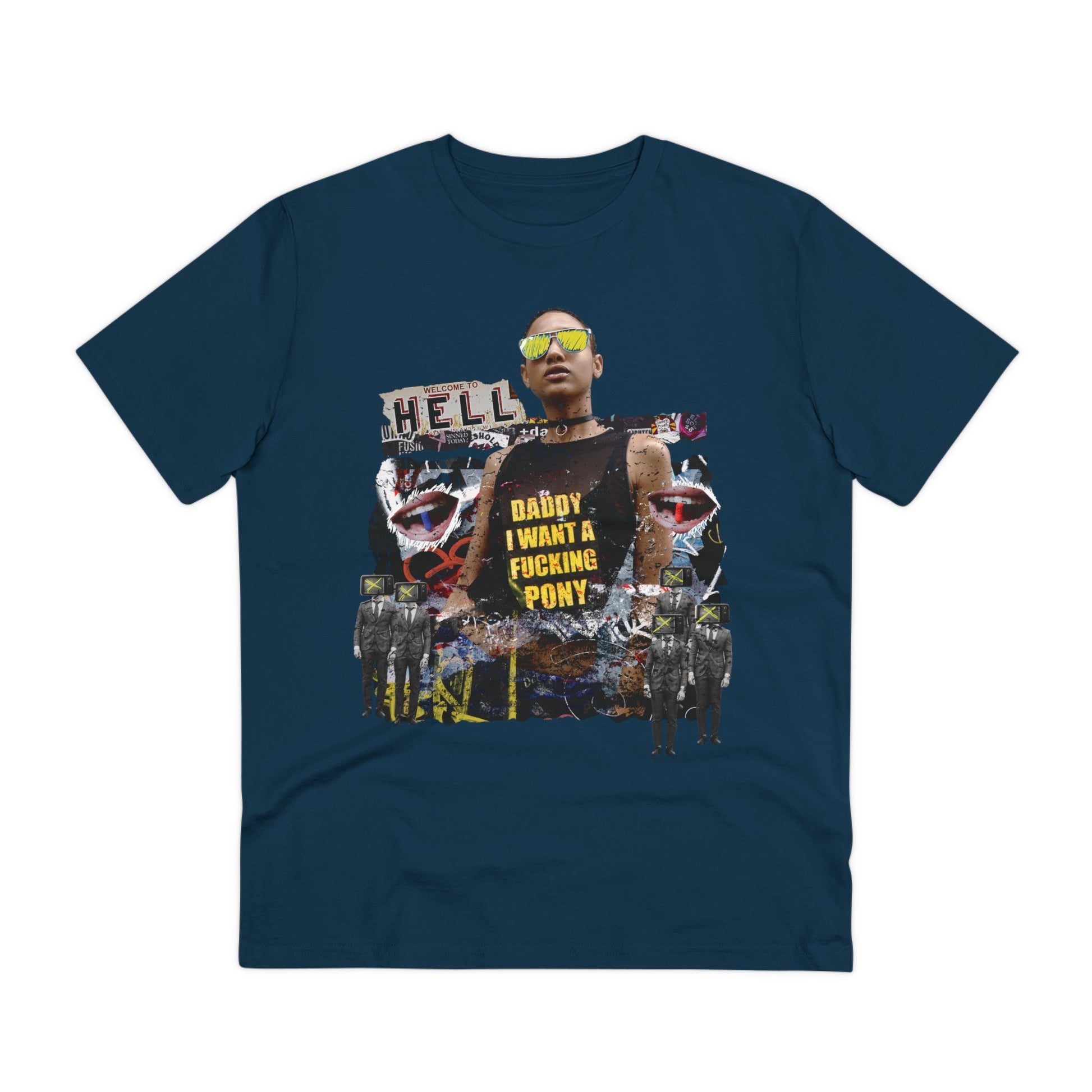 Printify T-Shirt French Navy / 2XS Punk Hell - Streetwear - King Breaker - Front Design