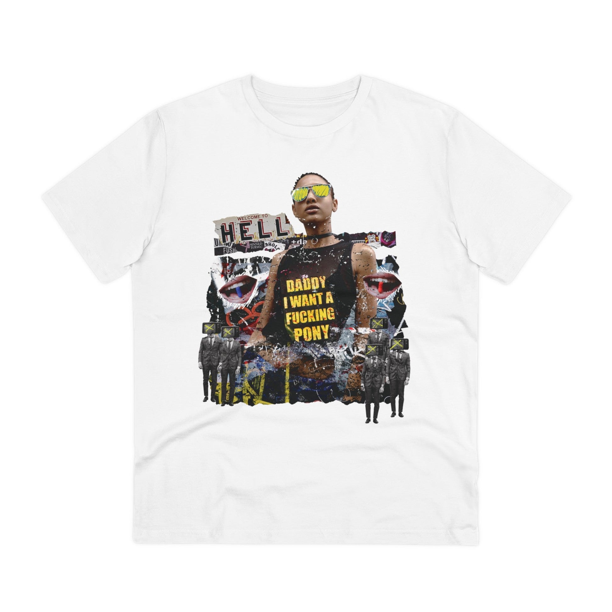 Printify T-Shirt White / 2XS Punk Hell - Streetwear - King Breaker - Front Design