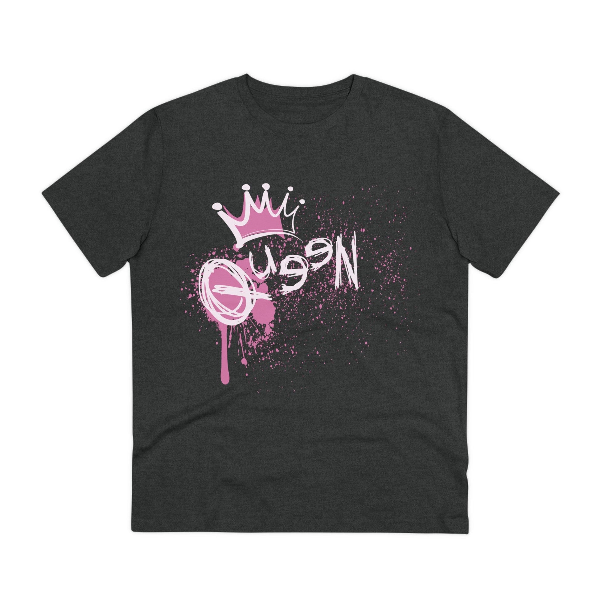 Printify T-Shirt Dark Heather Grey / 2XS Queen - Streetwear - I´m Fine - Front Design