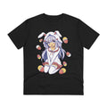 Printify T-Shirt Black / 2XS Rabbit Easter Anime Girl - Anime World - Front Design