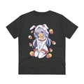 Printify T-Shirt Dark Heather Grey / 2XS Rabbit Easter Anime Girl - Anime World - Front Design